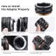 Adapter Pentax PK - E-mount Sony IV